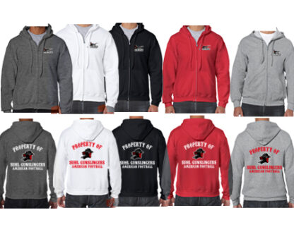 Softstyle® Adult Full Zip Hooded Sweatshirt SF600 PRO