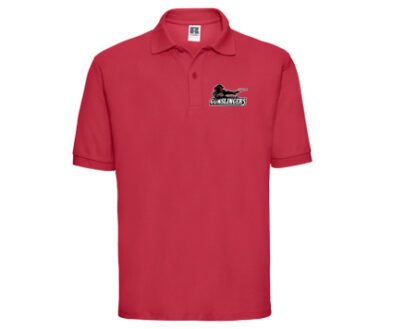 539M – Herren Classic Mischgewebe-Polo Rot